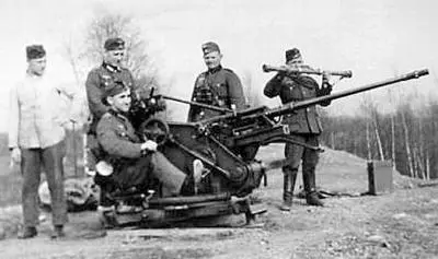 37мм зенитное орудие Flak 18 Состав на нояб 1944 19я 20я зенитные - фото 305