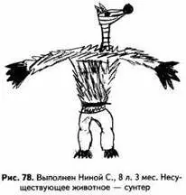 Нарисованное восьмилетней Ниной С несуществующее животное сунтер - фото 78