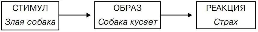 Заметьте что между стимулом и реакцией мы вставили образ Злая собака сама по - фото 2