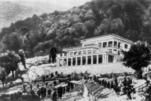 Н П Северов Дом отдыха Совета Министров Грузинской ССР в Гагре 1935 - фото 64