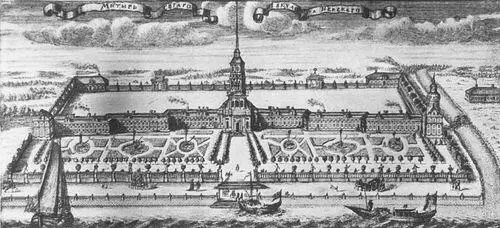 Проект Александро Невского монастыря 1715 16 Архитектор Д Трезини с - фото 99
