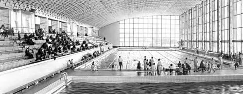 Бассейн Дворца спорта в Минске 1966 Архитекторы С Д Филимонов В Н - фото 456