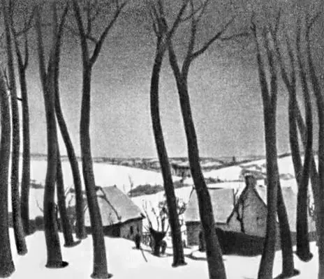 Бельгия В де Саделер Зима во Фландрии 1927 Музей современного искусства - фото 261