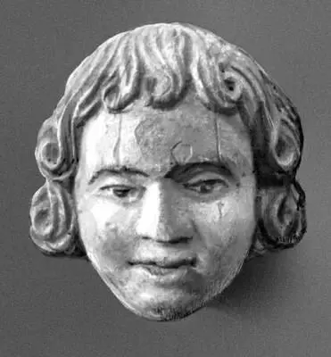 Белорусская ССР Скульптура 1418 вв Голова херувима Коп 17 нач 18 вв - фото 192