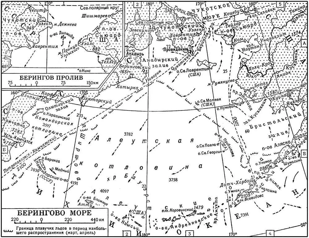 Берингово море Беринговский Беринговскийдо 1957 Угольный посёлок - фото 390