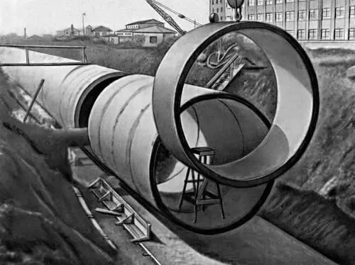 Прокладка магистральных подземных коммуникаций из железобетонных труб - фото 13