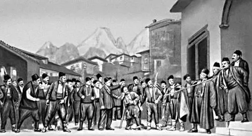 Болгария Сцена из спектакля Первые П Тодорова Народный театр София - фото 80
