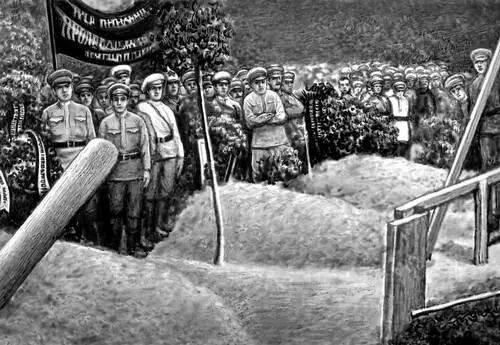 Похороны погибших в боях за Старую Бухару 2 сент 1920 Бухарская область - фото 197