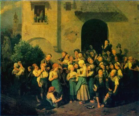 Ф Вальдмюллер Выход из школы Музей изобразительных искусств им А С - фото 187