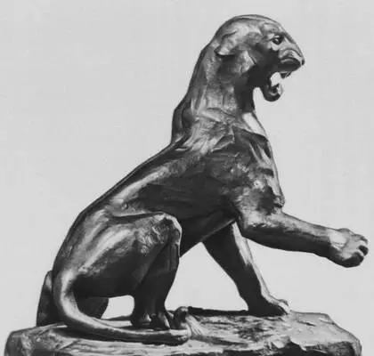 В А Ватагин Тигр Бронза 19251926 Третьяковская галерея Москва - фото 345