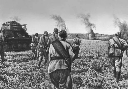 Атака 5го Гвардейского танкового корпуса Воронежского фронта Август 1943 - фото 126