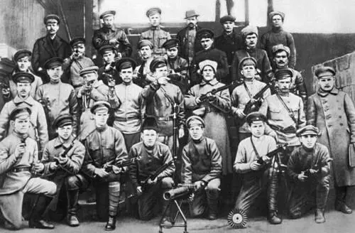 Красная Гвардия Николаевской железной дороги Москва 1917 Солдаты - фото 95