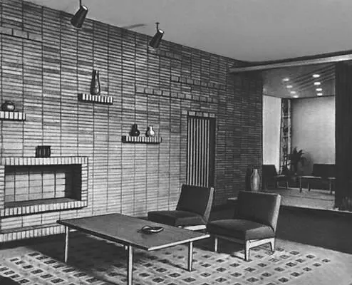 Вильнюс Гостиница Няринга 1960 Архитекторы А и В Насвитис Холл - фото 113