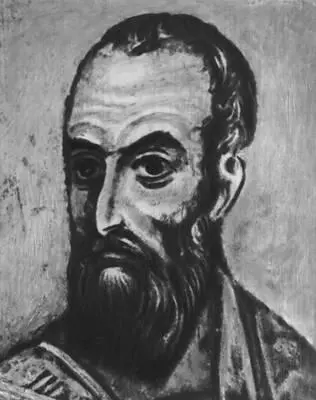 Владимиросуздальская школа Голова апостола Петра Фрагмент фрески - фото 27