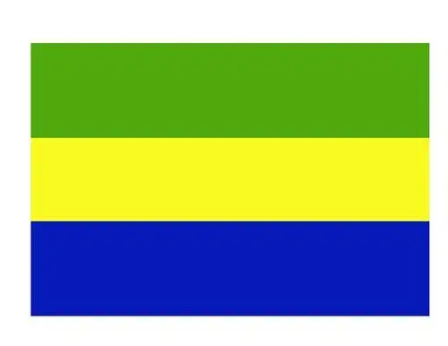 Флаг государственный Габон Габон Народное искусство Габона Раскрашенная - фото 18
