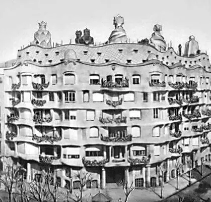 А Гауди Жилой дом Каса Мила в Барселоне Испания 19051910 Барселона - фото 341