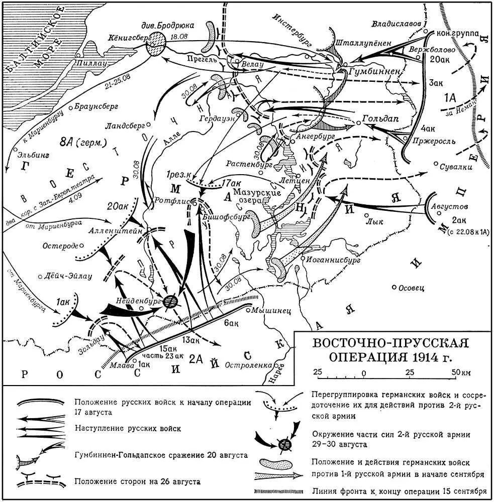 ВосточноПрусская операция 1914 г ВосточноПрусская операция 1945 - фото 419