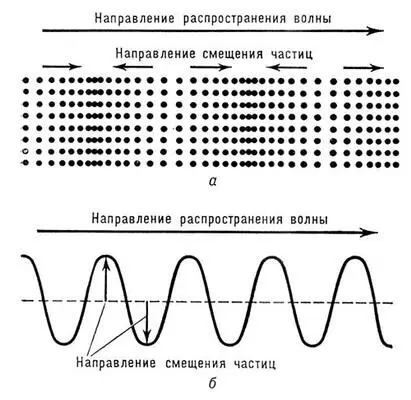 Рис 1 а продольная волна б поперечная волна Рис 4 Стоячая волна - фото 284