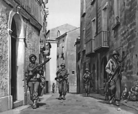 Вступление американских войск в Мессину Сицилия 1943 Потопление - фото 3