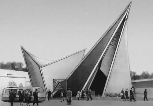 Павильон фирмы Филипс на выставке в Брюсселе 1958 Архитектор Ле Корбюзье - фото 98