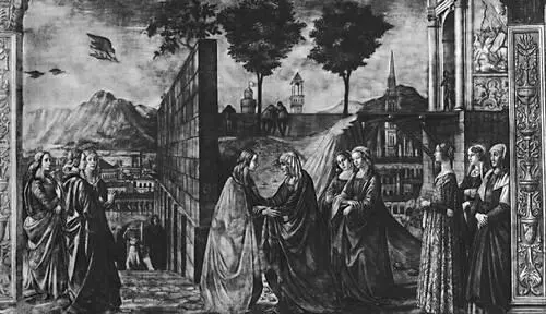 Встреча Марии с Елизаветой Фреска 148590 Церковь СантаМария Новелла - фото 275