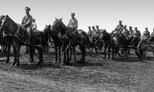 Полевая артиллерия бригады Сиверса под Курском Лето 1918 С С Каменев и В - фото 122