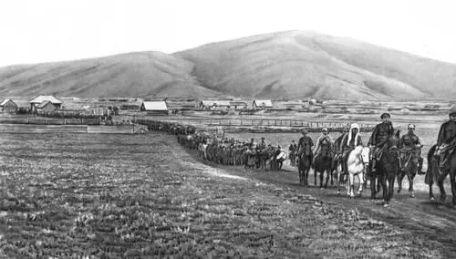 Части 5й армии в походе Сибирь Осень 1919 Вступление кавбригады Г И - фото 133