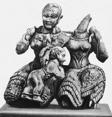 Скульптурная группа с акрополя Микен Слоновая кость 15 в до н э - фото 314