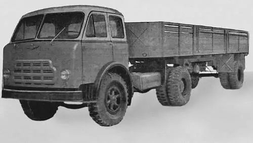 Грузовые автомобили Седельный тягач МАЗ504 с полуприцепом МАЗ5245 - фото 611