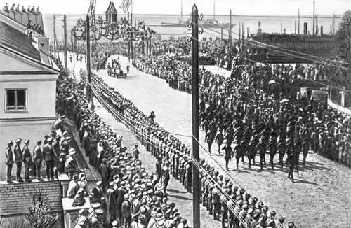 Вступление английских интервентов в Архангельск Август 1918 Красная конница - фото 161