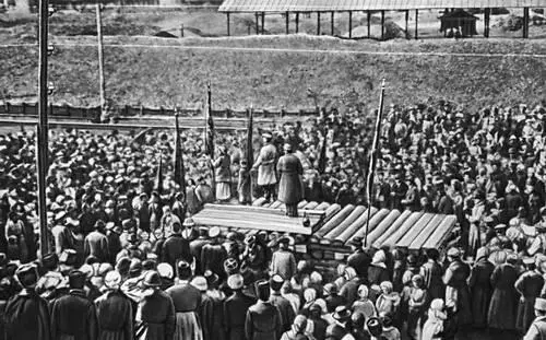 Митинг рабочих Чиатуры 1917 Грузинская тонкорунная жирнохвостая порода - фото 605