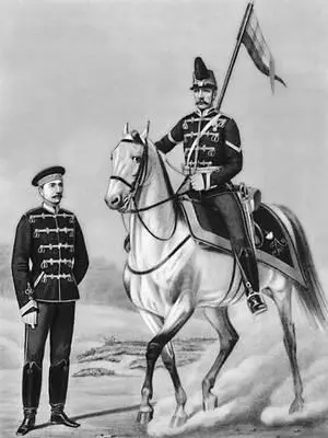 Русские гусары 1870е гг Русский гусар 1780е гг Русский гусар 1810е гг - фото 78