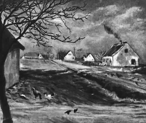 Т Э Филипсен Дорога близ Копенгагена 1890 Государственный художественный - фото 174