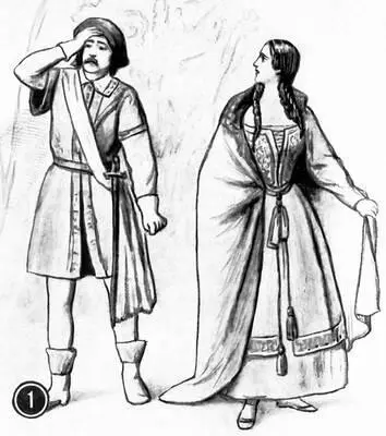 Сцена из спектакля Ярл Хокон А Эленшлегера Королевский театр 1808 Е Ф - фото 201