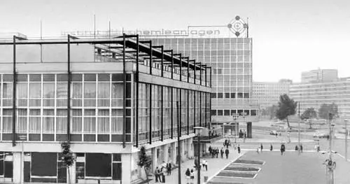 Дрезден Площадь Постплац Слева комплекс закусочной Ам Цвингер 19651967 - фото 47
