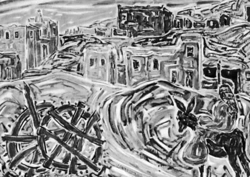 Инжи Эфлатун Голубой осёл 1969 Мечетьмедресе султана Хасана в Каире - фото 26