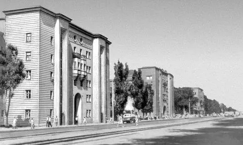 Запорожье Жилые дома на проспекте Ленина 1936 Архитектор В А Лавров - фото 227