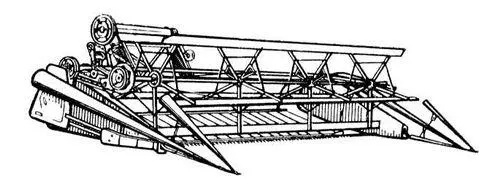 Рис 2 Навесная жатка для раздельной уборки Рис 1 Шнековая жатка комбайна - фото 27