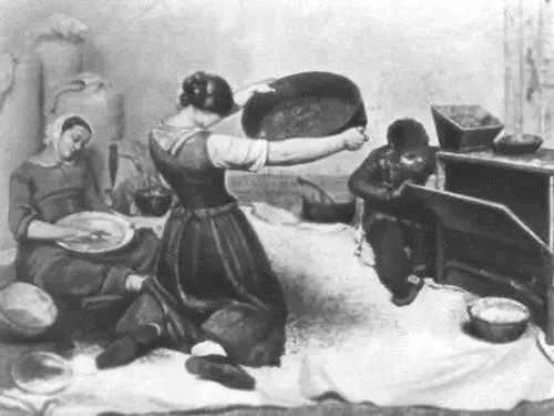 Г Курбе Веяльщицы 1854 Музей изящных искусств Нант Фреска в катакомбе - фото 13