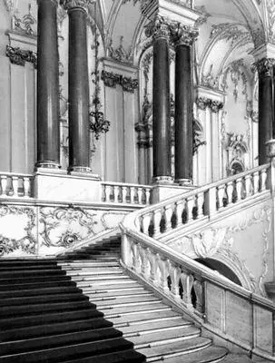 Зимний дворец 175462 Архитектор В В Растрелли Иорданская лестница - фото 10