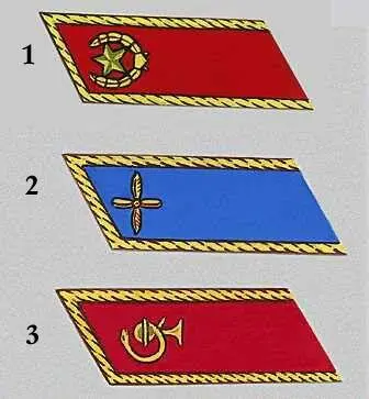 Петлицы к парадновыходному мундиру кроме маршалов и генералов 1 - фото 40