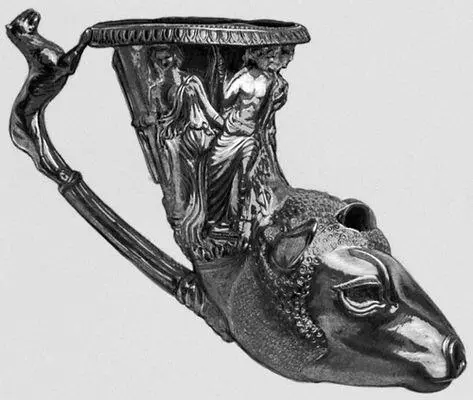 Ритон из Панагюриштинского клада 4 в до н э Археологический музей Пловдив - фото 17