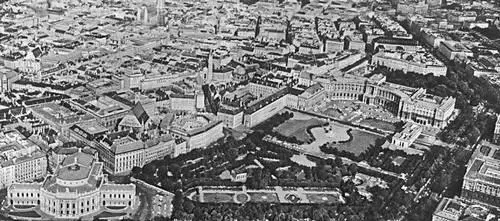 Общий вид города слева на переднем плане Бургтеатр 187488 архитекторы Г - фото 76