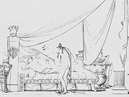 Ф П Толстой Илл к поэме И Ф Богдановича Душенька Рис пером 1829 А - фото 31