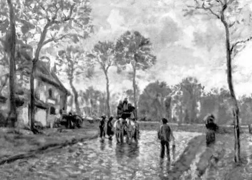 К Писсарро Почтовая повозка в Лувесьене 1870 Музей импрессионизма Париж - фото 13