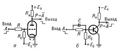 Рис 3 Схема потенциального инвертора а на трёхэлектродной лампе б на - фото 9