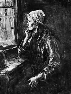 Й Исраэлс Грустные мысли 1896 Музей Бойманса ван Бёнингена Роттердам - фото 209