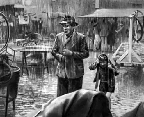 Кадр из фильма Похитители велосипедов Реж В Де Сика 1948 Б А Виттоне - фото 7