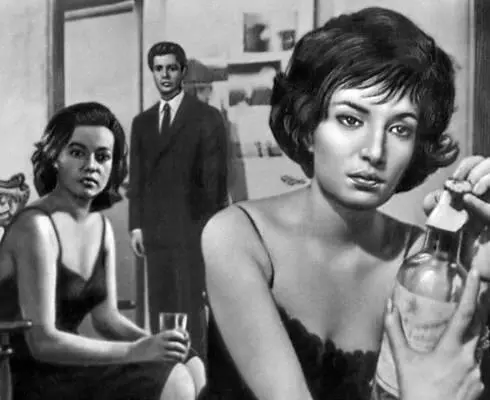 Кадр из фильма Ночь Реж М Антониони 1960 Декоративноприкладное - фото 14