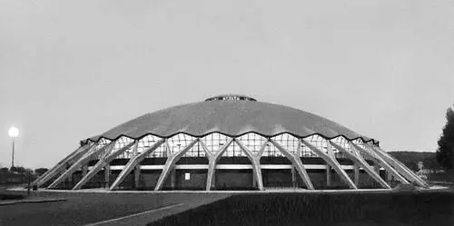 Палаццетто Малый дворец спорта в Риме 1957 Архитекторы П Л Нерви А - фото 16